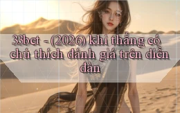 33bet   (2026) khi thắng có chú thích đánh giá trên diễn đàn