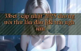 33bet cập nhật 2025 cho người thử lần đầu để trải nghiệm