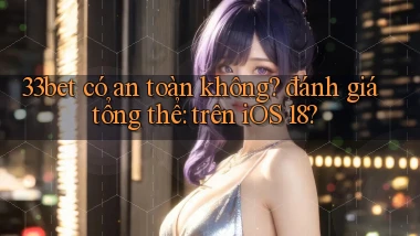 33bet có an toàn không đánh giá tổng thể trên iOS 18