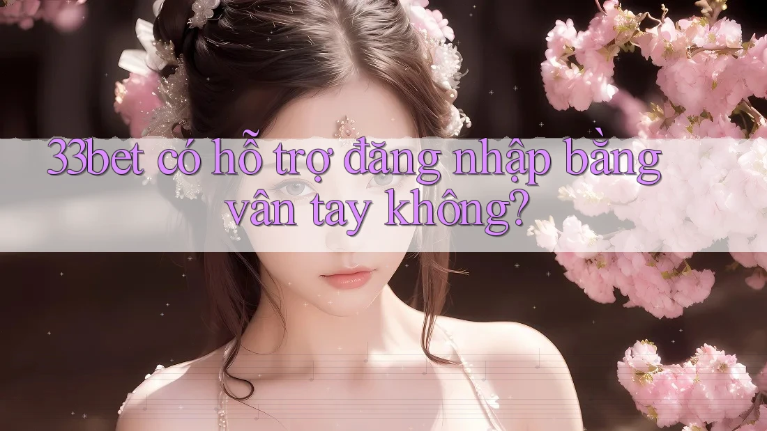 33bet có hỗ trợ đăng nhập bằng vân tay không?