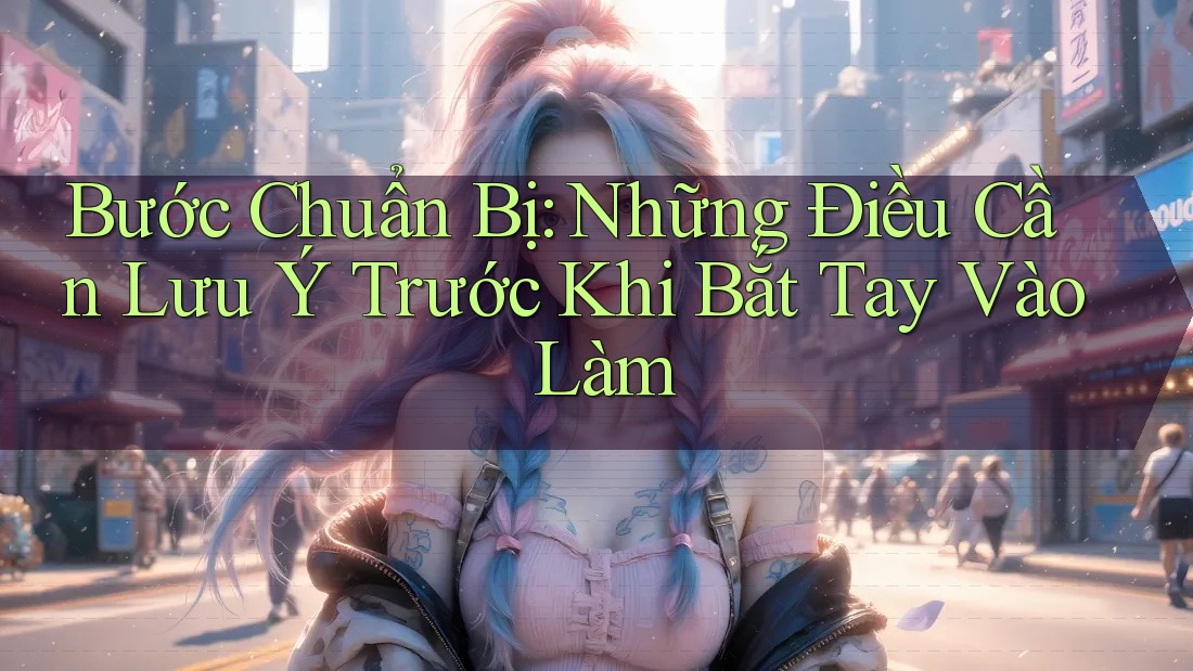 Bước Chuẩn Bị: Những Điều Cần Lưu Ý Trước Khi Bắt Tay Vào Làm