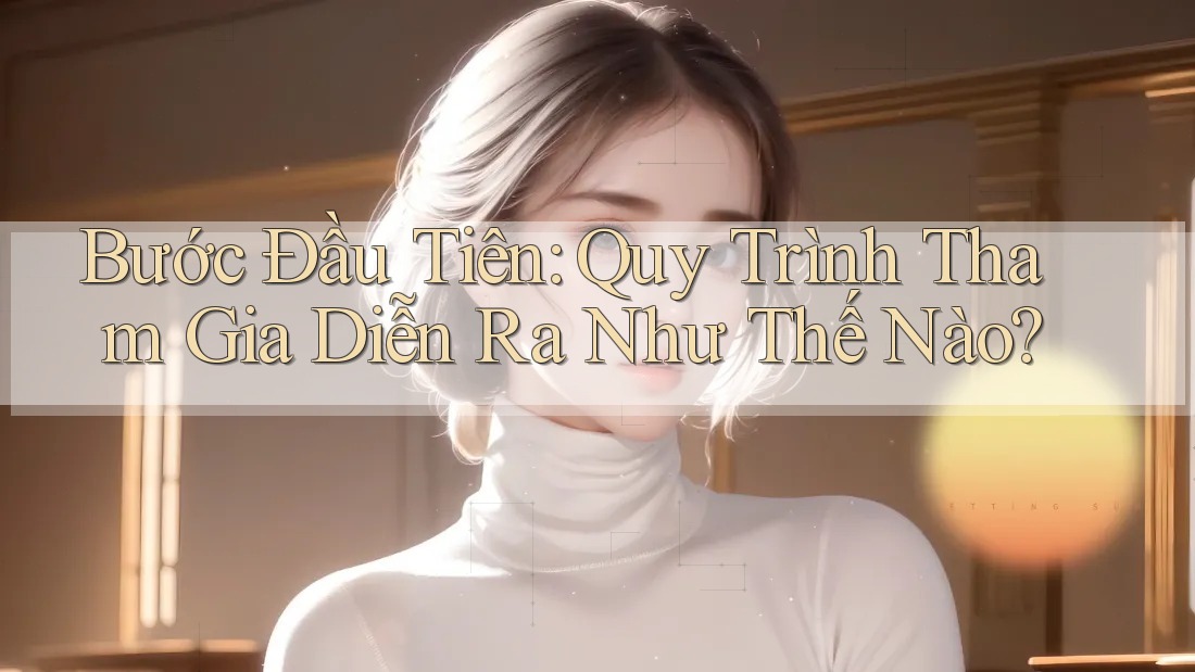 Bước Đầu Tiên: Quy Trình Tham Gia Diễn Ra Như Thế Nào?