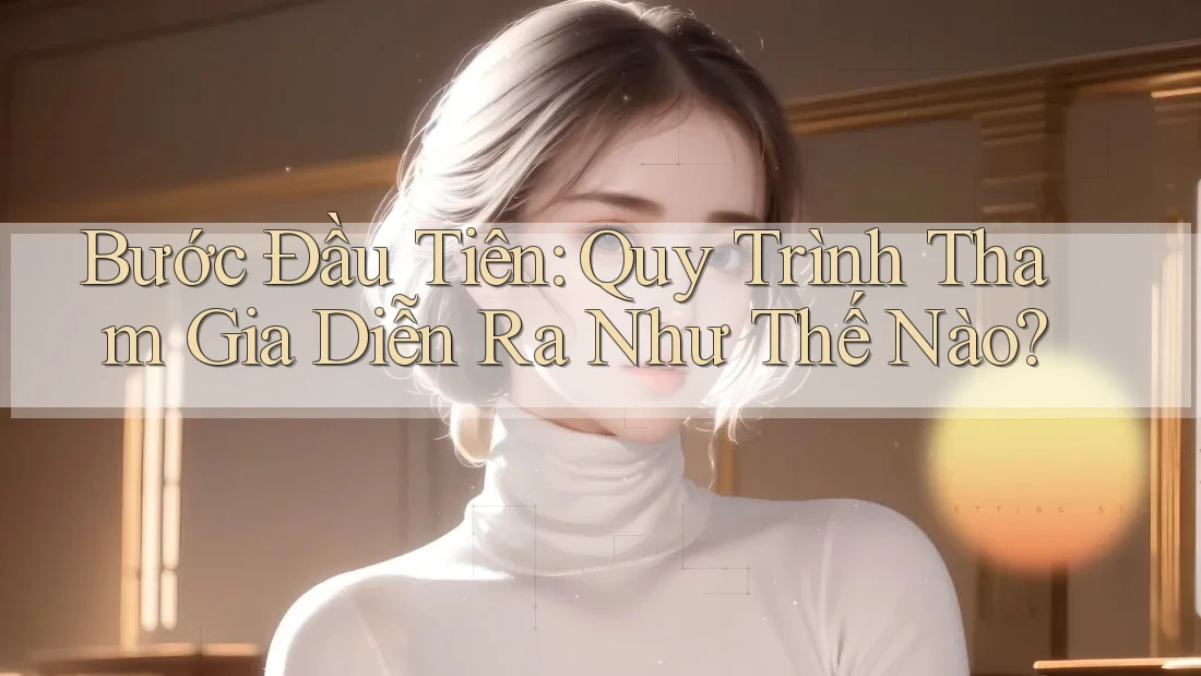 Bước Đầu Tiên: Quy Trình Tham Gia Diễn Ra Như Thế Nào? Bước Đầu Tiên: Quy Trình Tham Gia Diễn Ra Như Thế Nào?
