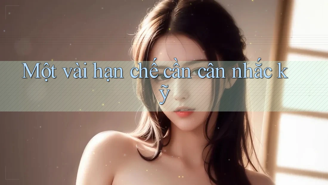 Một vài hạn chế cần cân nhắc kỹ