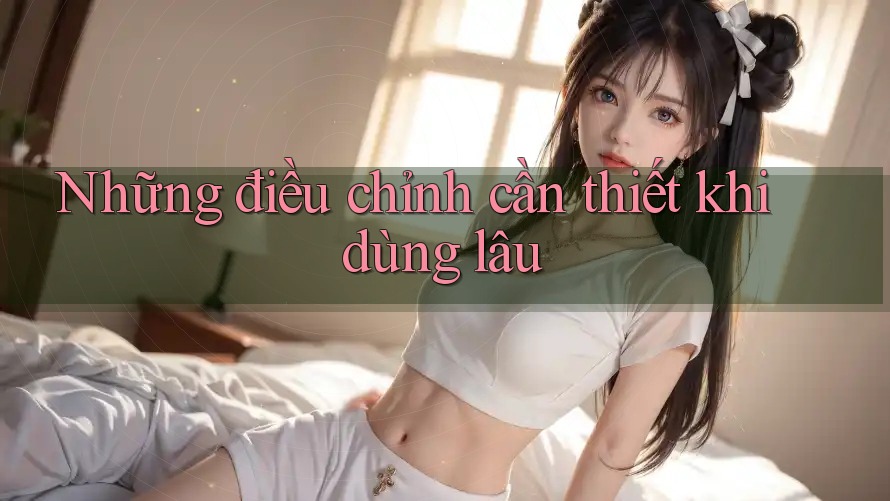Những điều chỉnh cần thiết khi dùng lâu Những điều chỉnh cần thiết khi dùng lâu