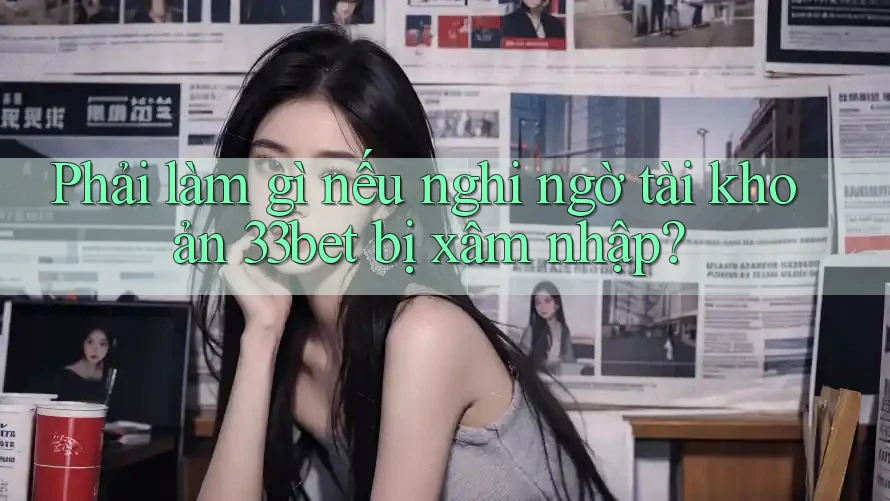 Phải làm gì nếu nghi ngờ tài khoản 33bet bị xâm nhập?