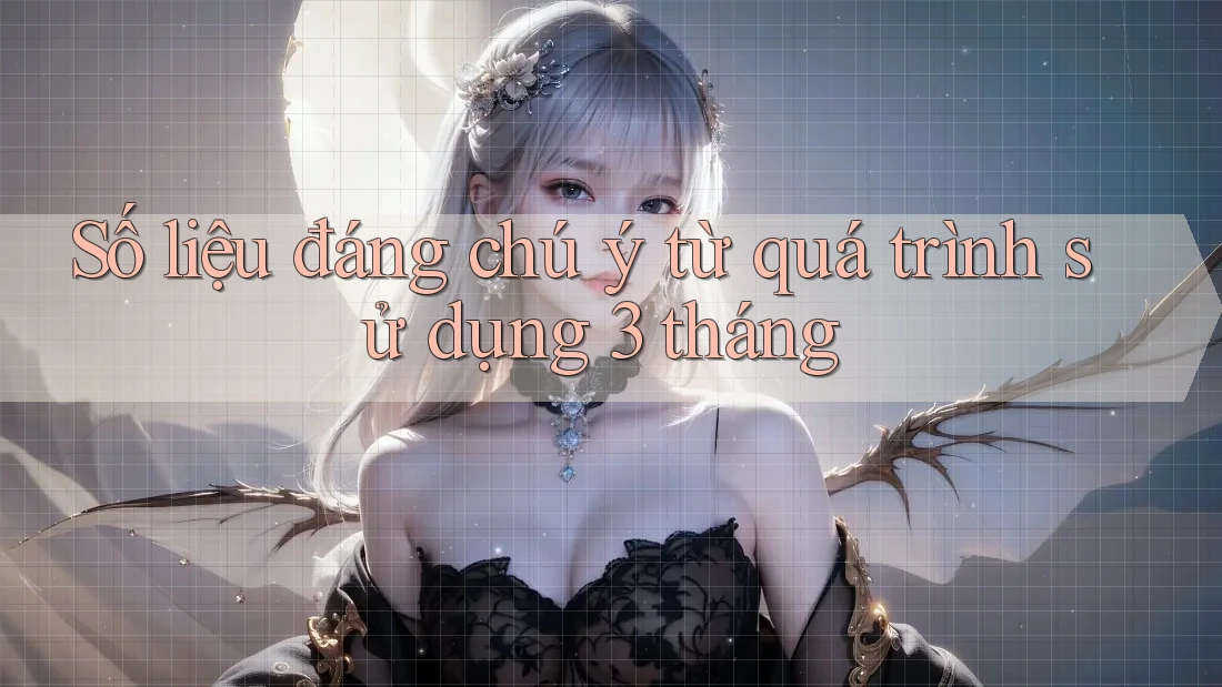 Số liệu đáng chú ý từ quá trình sử dụng 3 tháng