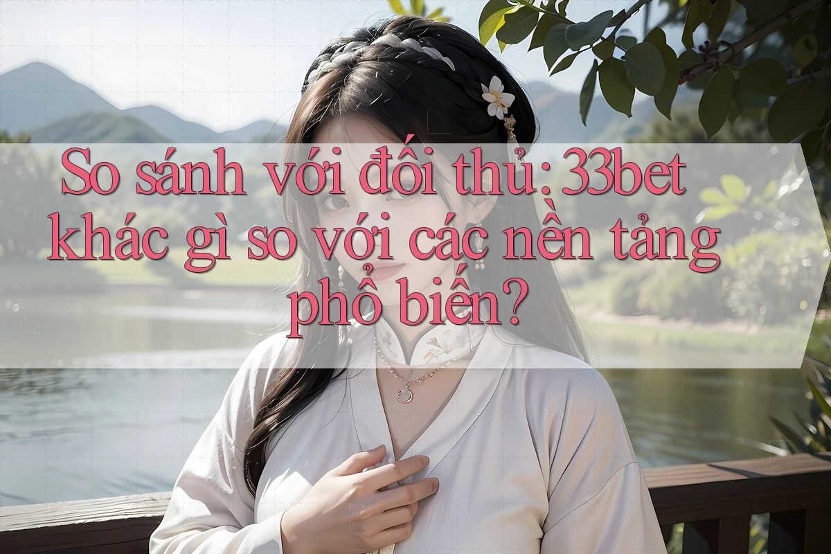So sánh với đối thủ: 33bet khác gì so với các nền tảng phổ biến?