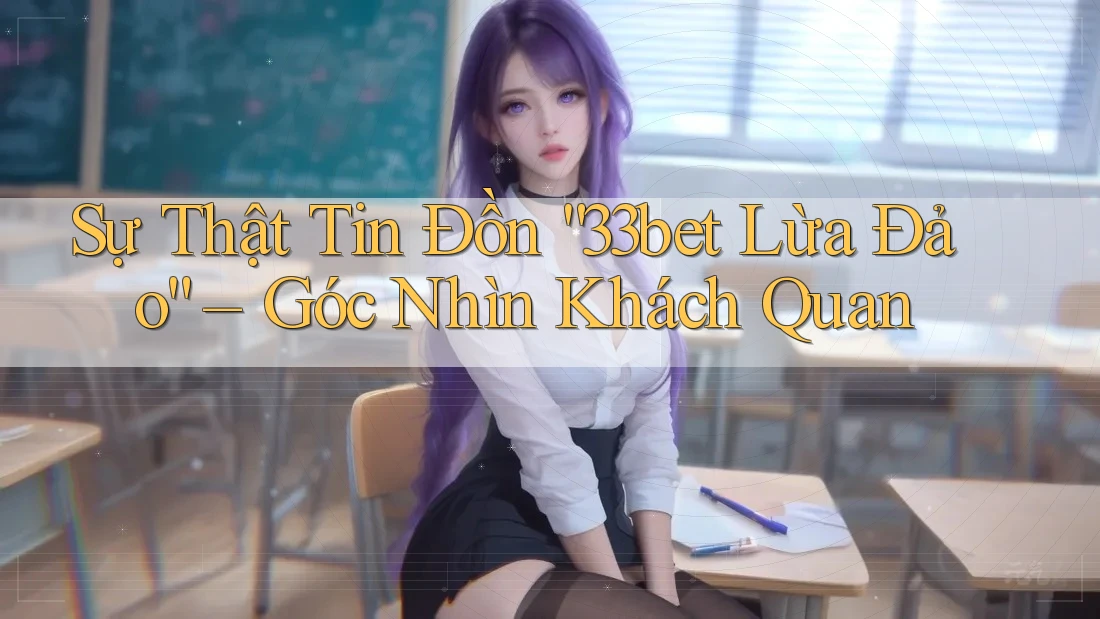 Sự Thật Tin Đồn “33bet Lừa Đảo” – Góc Nhìn Khách Quan