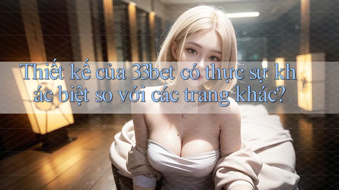 Thiết kế của 33bet có thực sự khác biệt so với các trang khác?