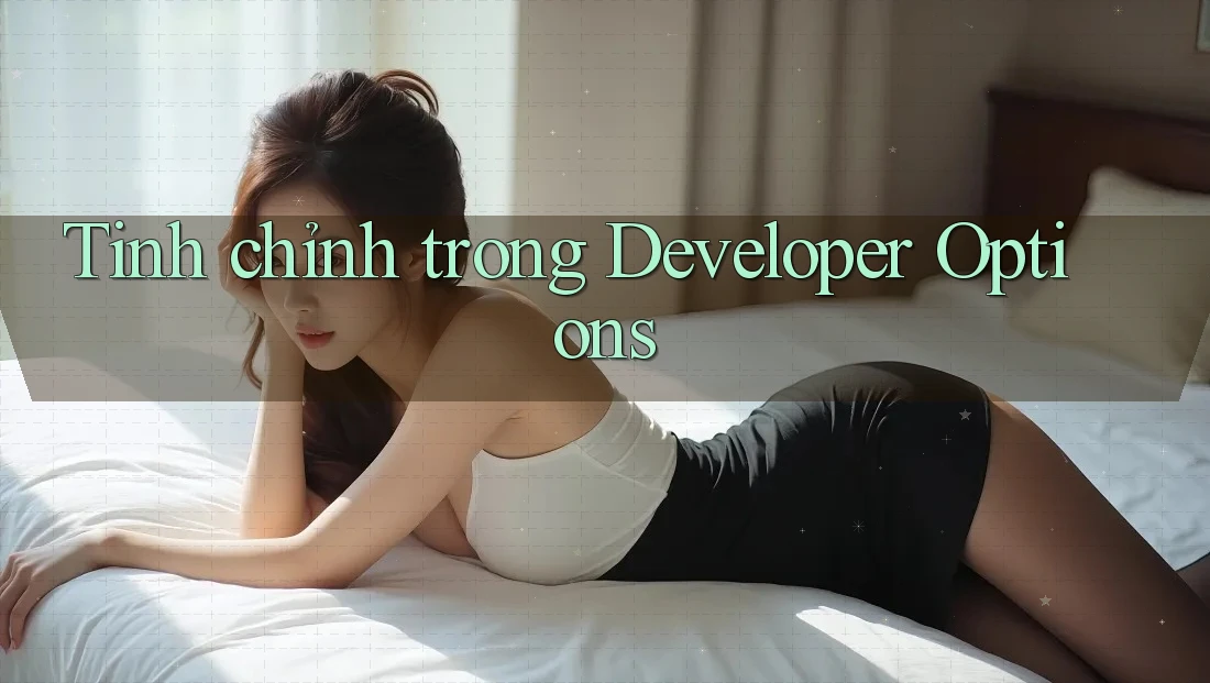 Tinh chỉnh trong Developer Options Tinh chỉnh trong Developer Options
