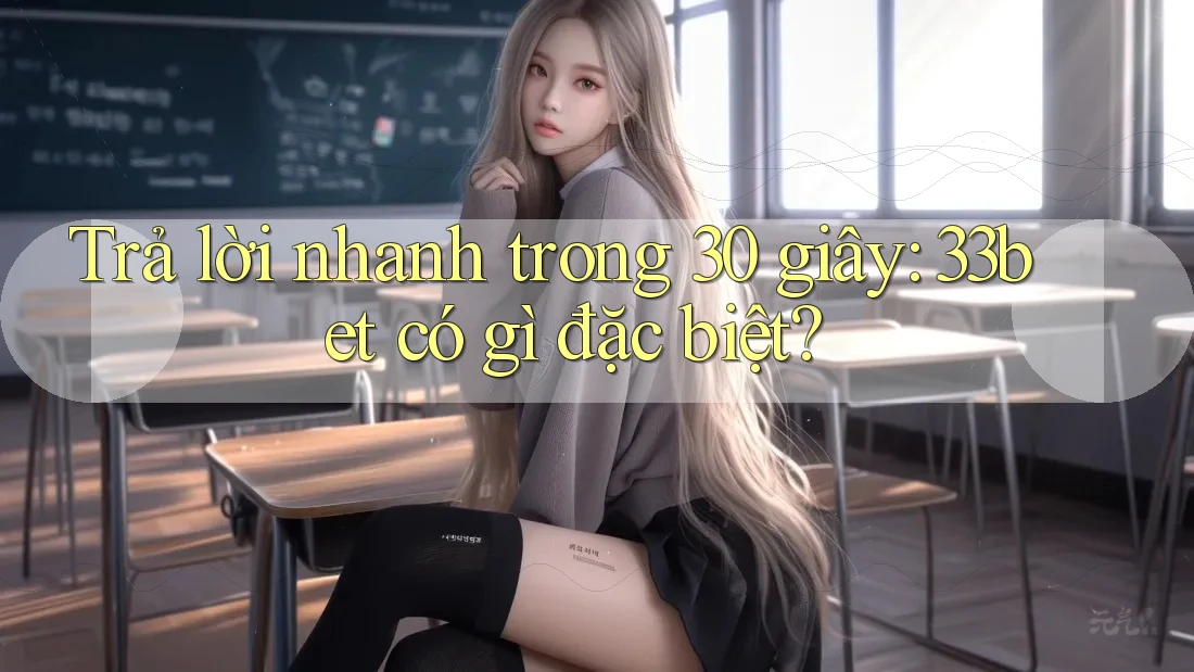 Trả lời nhanh trong 30 giây: 33bet có gì đặc biệt? Trả lời nhanh trong 30 giây: 33bet có gì đặc biệt?