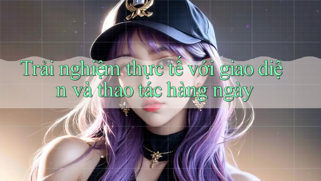 Trải nghiệm thực tế với giao diện và thao tác hàng ngày
